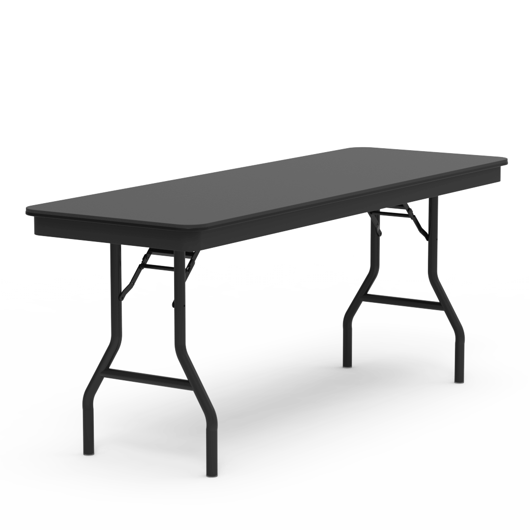 Core-a-Gator Series Rectangle Folding Table 24" x 72" ABS Plastic Top