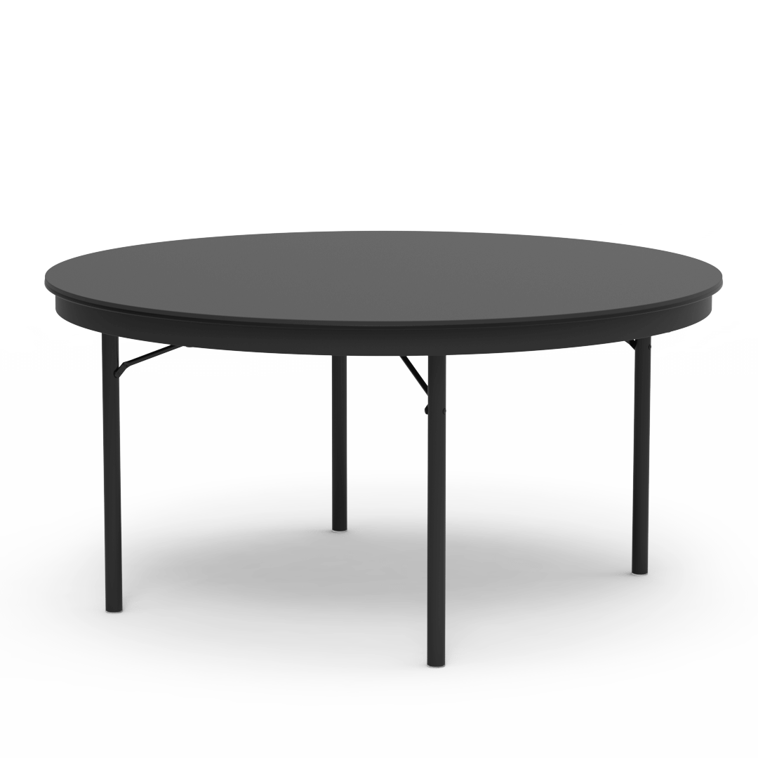 Core-a-Gator Series Round Folding Table 60" ABS Plastic Top