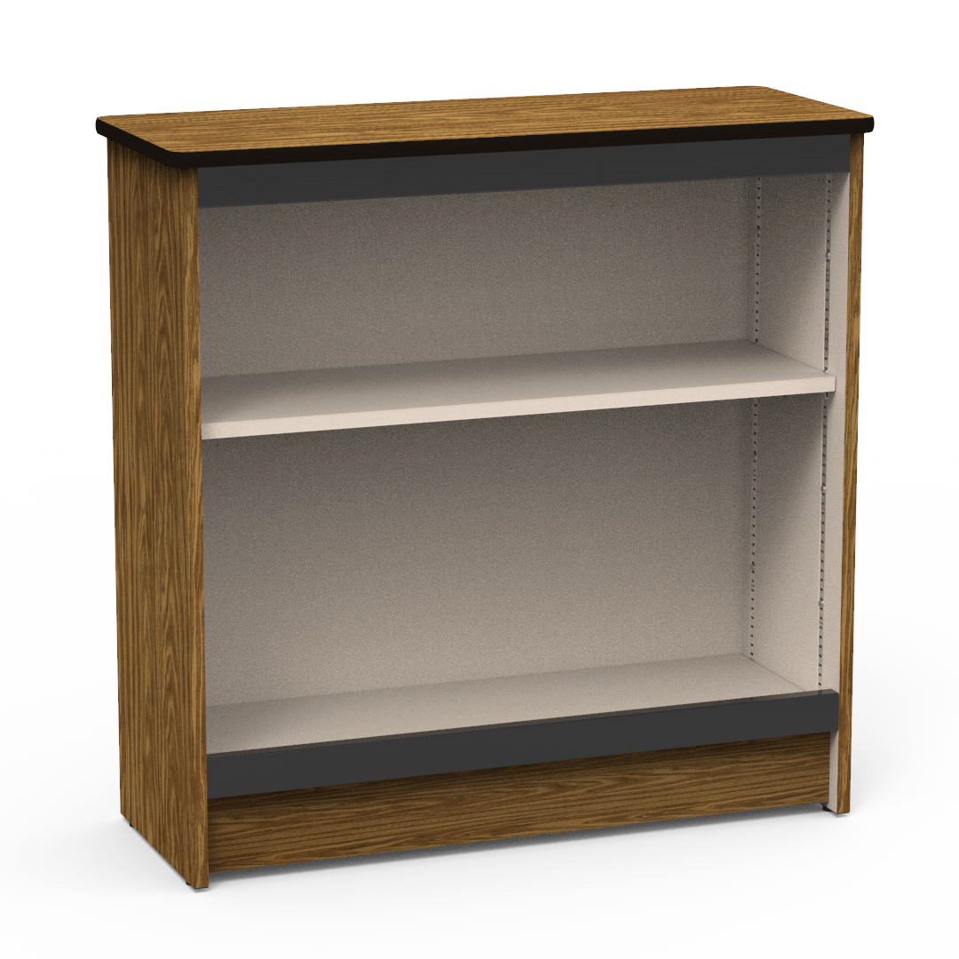 Steel Frame Bookcases 36" x 14" x 36" Two Shelves