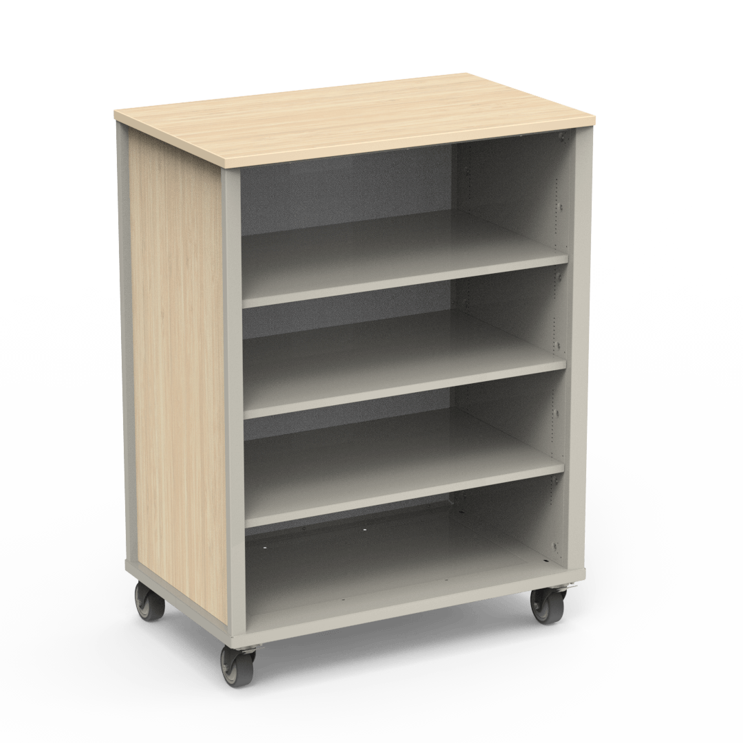 Topaz Series Mobile Storage Cabinet, Without Doors 64"H