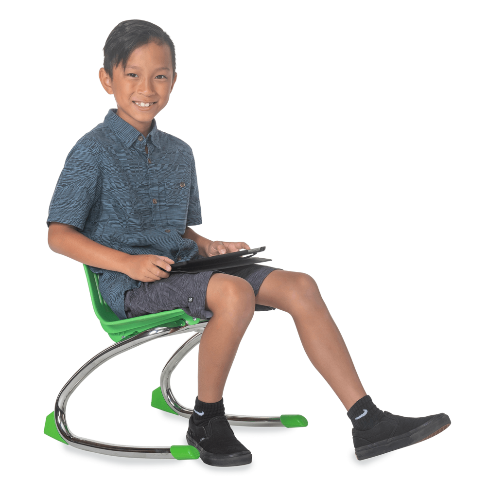 Analogy Series Rocking Chair 18in  5th Grade - Adult Chocolate Chrome