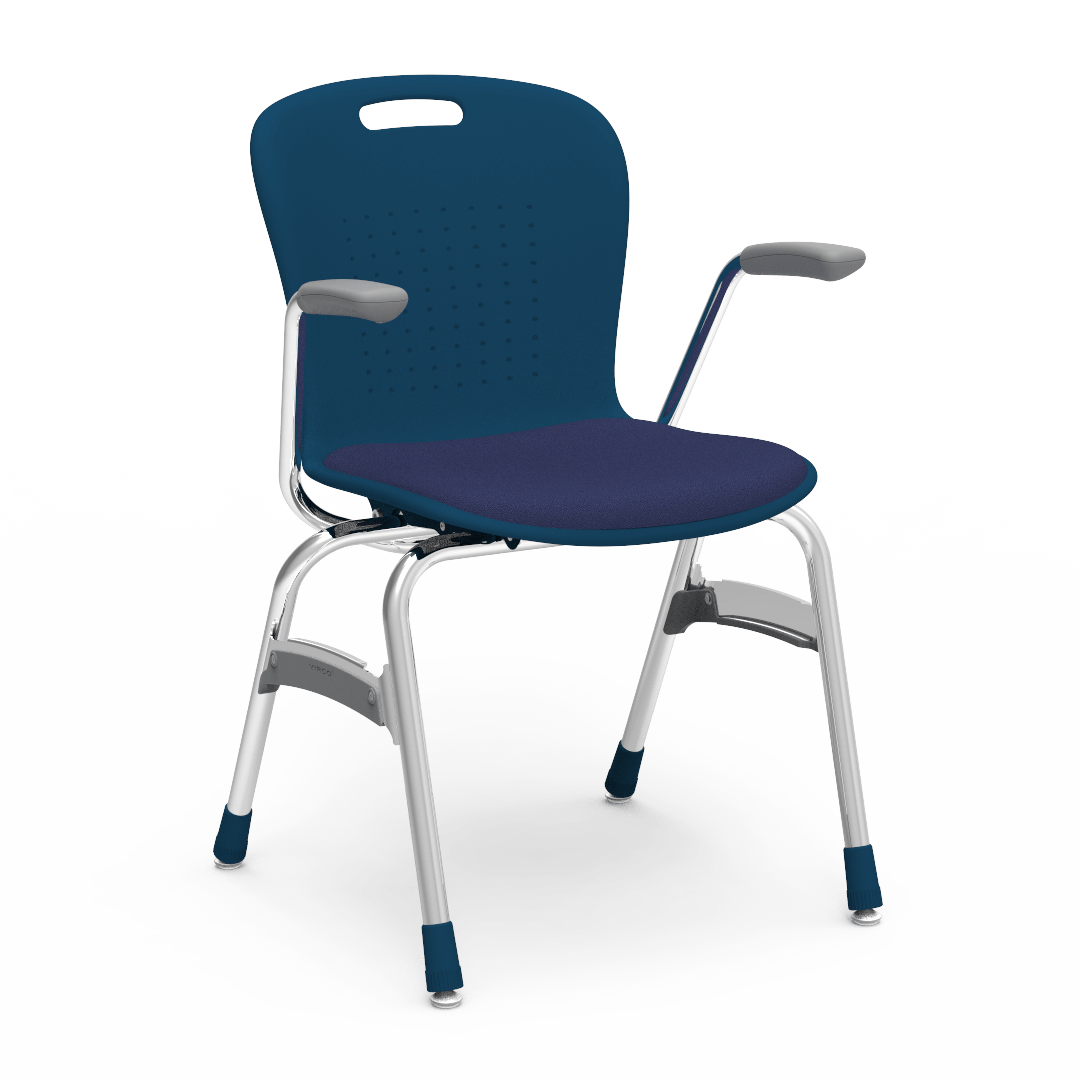 Sage Series Stack Chair with Armrests