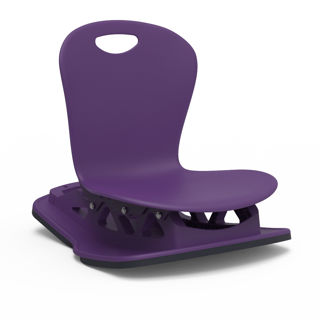 ZUMA Series Floor Rocker Kindergarten - 4th Grade Purple Iris