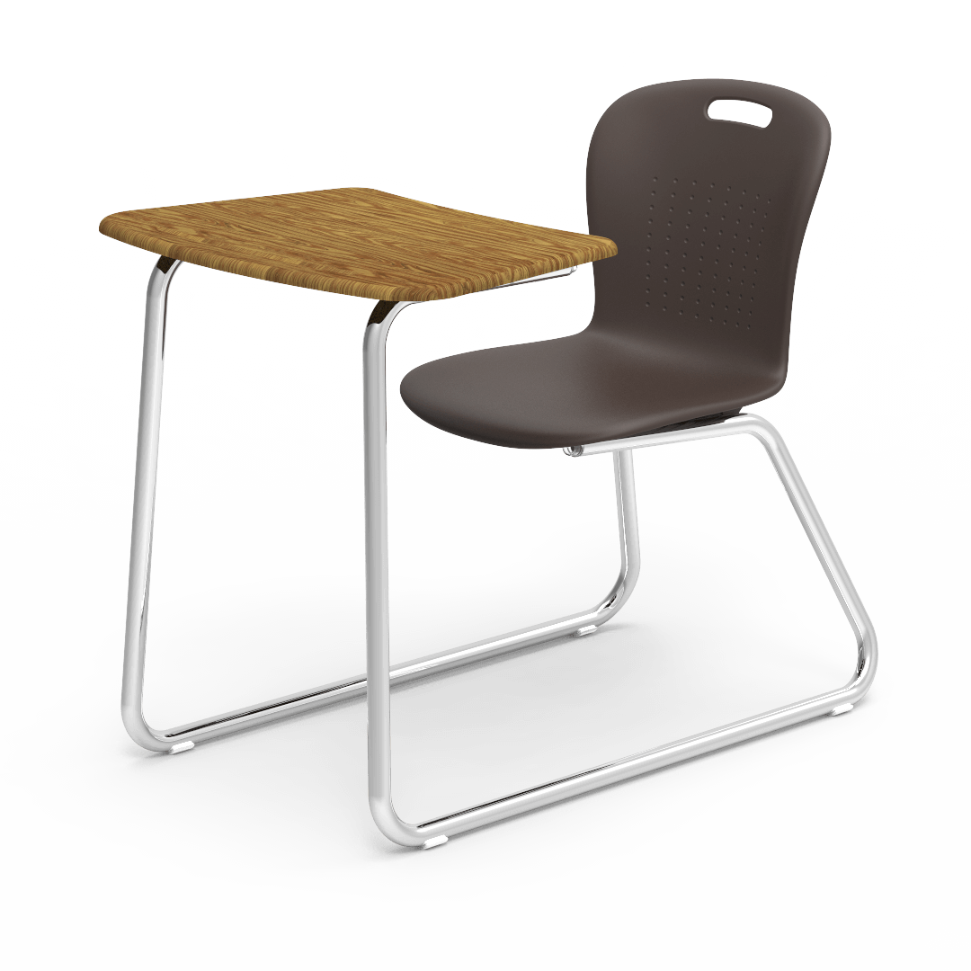 Sage Series Sled-Combo 18in x 25in 18in  5th Grade - Adult Chocolate Medium Oak Chrome