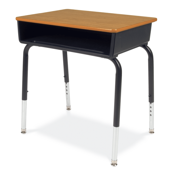 785 Series Desk with Plastic Book Box