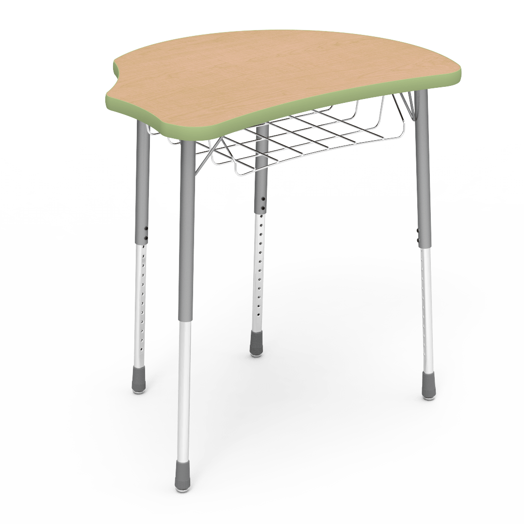 Molecule Series Desk with Book Basket