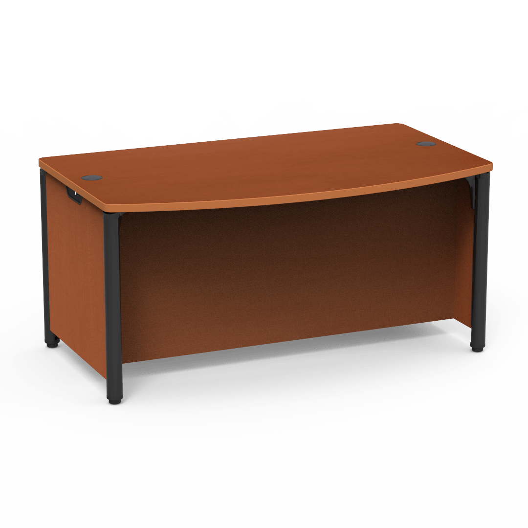 Plateau Desk 36" x 60" Bowfront Top