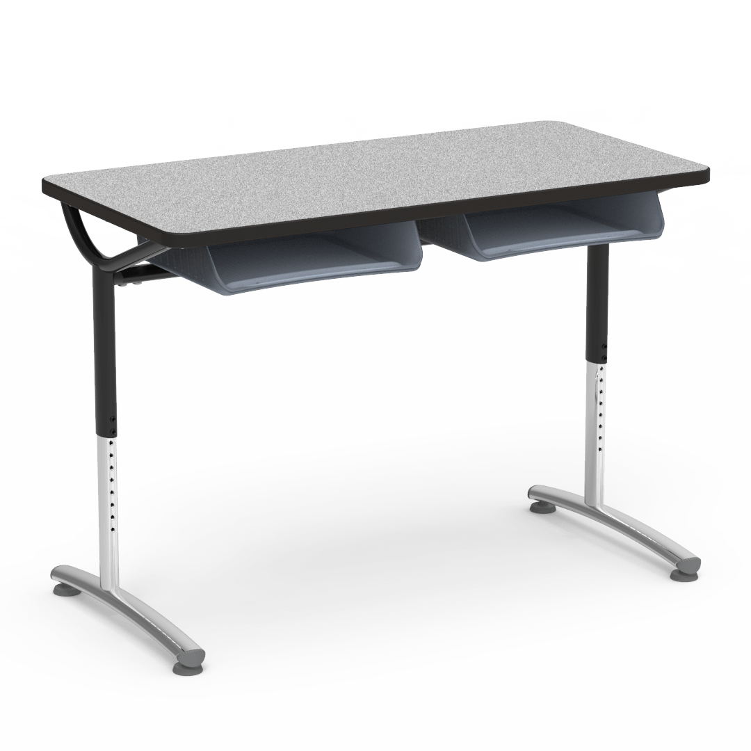TEXT Series 2-Student Desk with Book Boxes