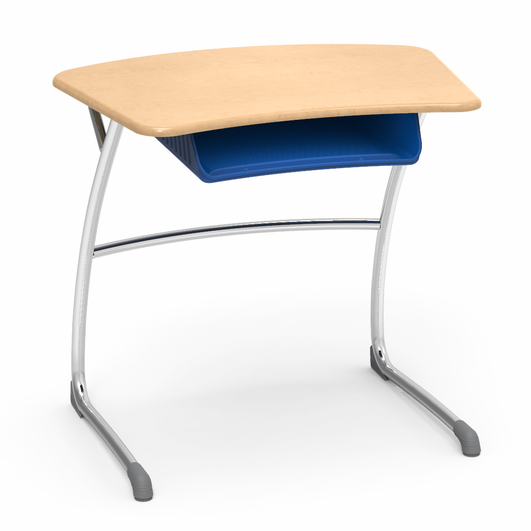 ZUMA Series Cantilever Desk 23" x 32" Top with Book Box