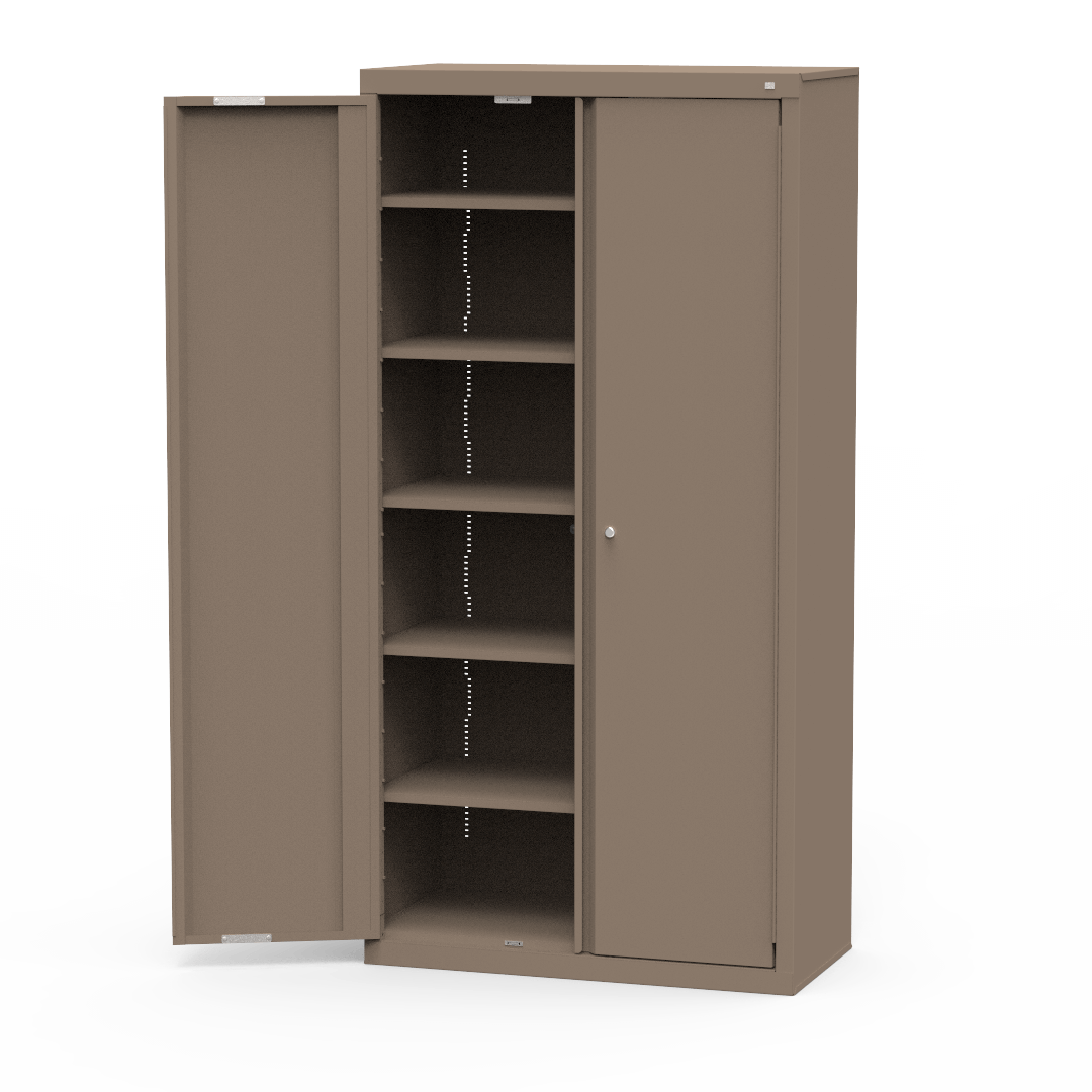 53 Series Metal Storage Cabinet 36" x 18" x 72" Six Shelves