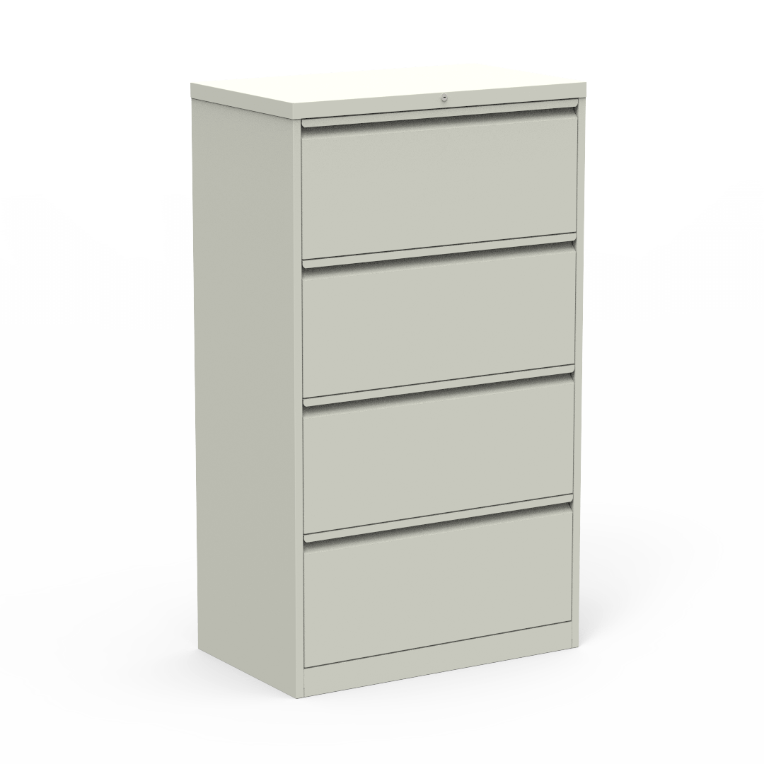 53 Series Lateral File 30" x 18" x 52" Four Drawer