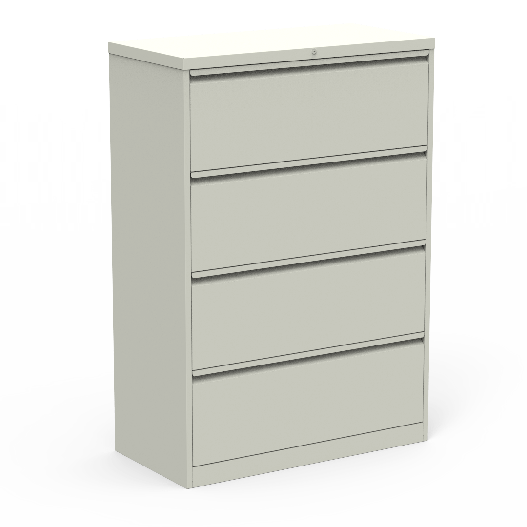 53 Series Lateral File 36" x 18" x 52" Four Drawer
