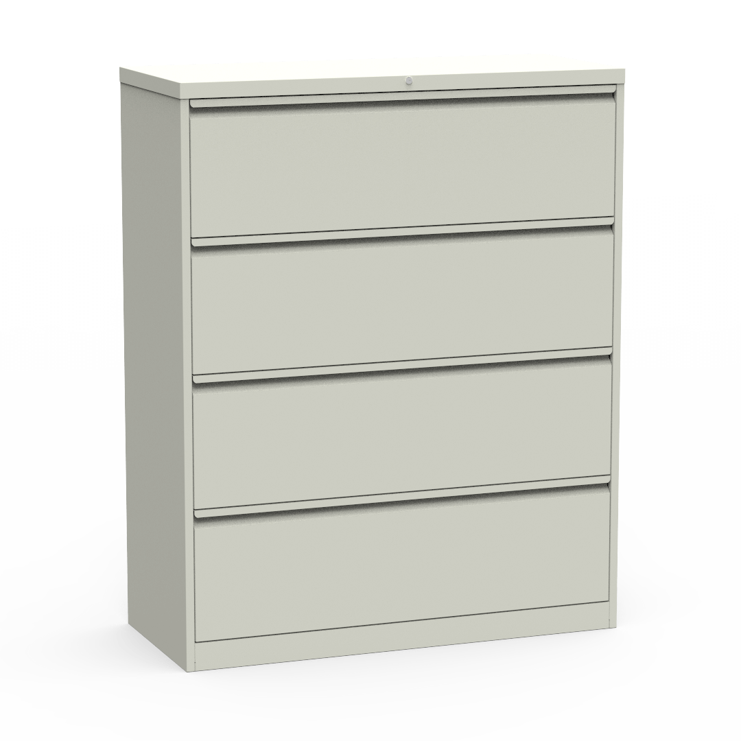 53 Series Lateral File 42" x 18" x 52" Four Drawer