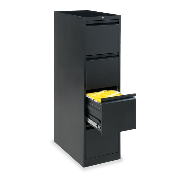 53 Series Vertical File 15" x 27" x 52" Four Letter Drawers