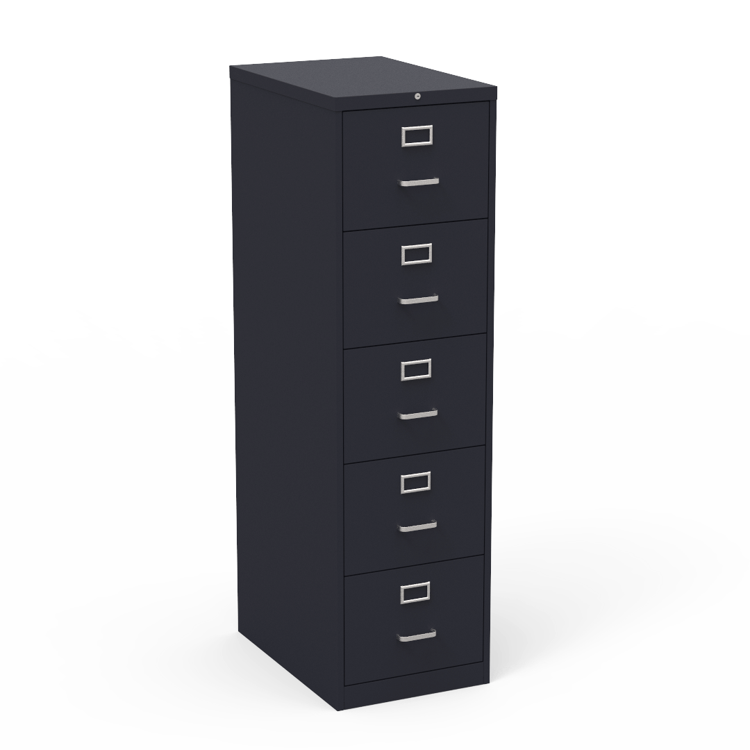 54 Series Vertical File 18" x 27" x 64" Five Legal Drawers