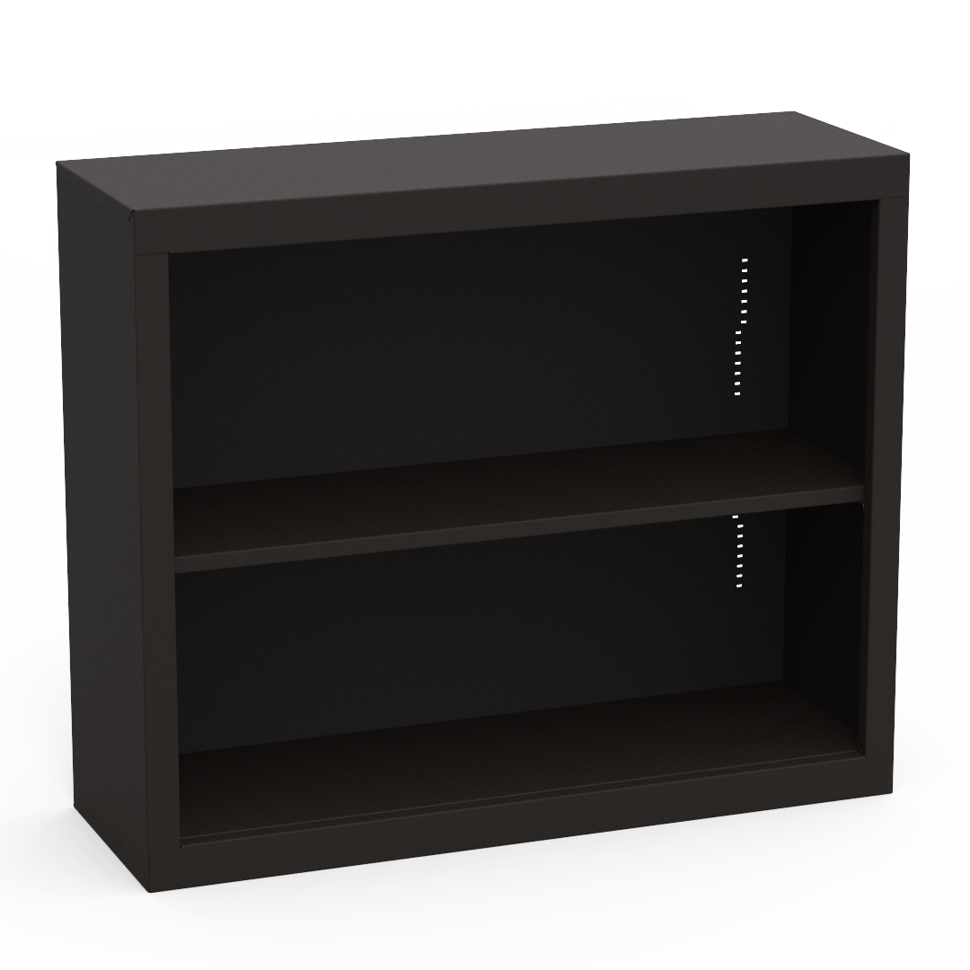 Metal Bookcase 36" x 12" x 30" Two Shelves
