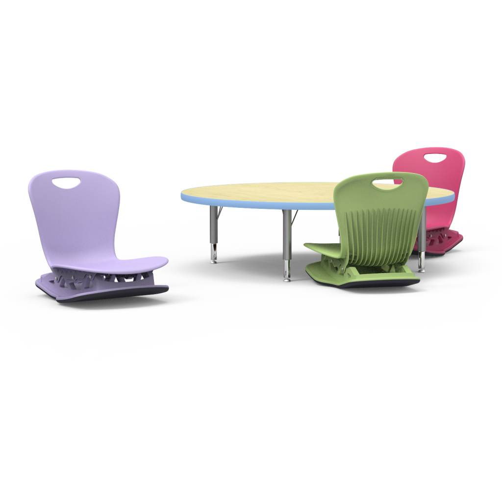 ZUMA Series Floor Rocker Kindergarten - 4th Grade Purple Iris