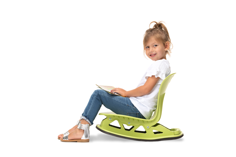 ZUMA Series Floor Rocker Kindergarten - 4th Grade Purple Iris