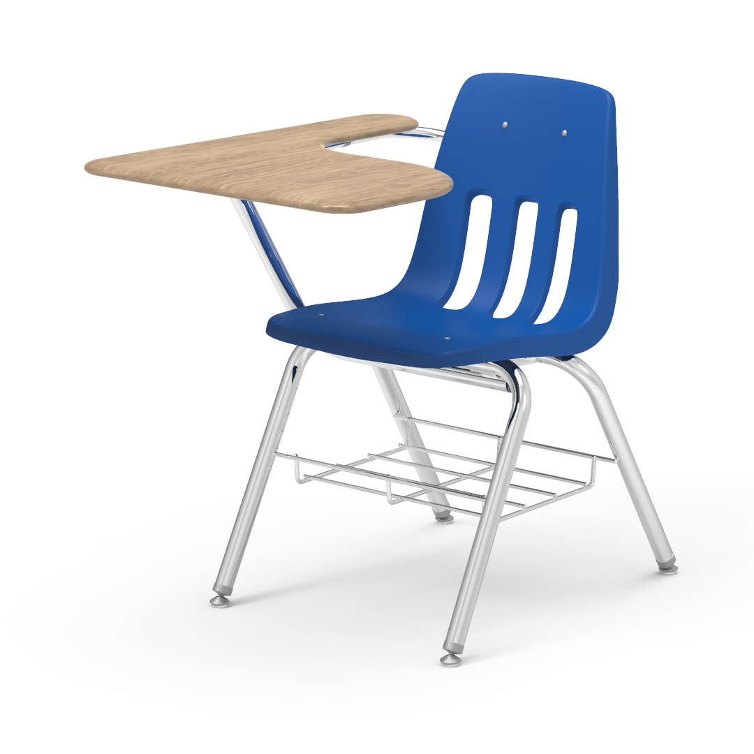 9000 Series Chair Desk Tablet Arm Hard Plastic Top