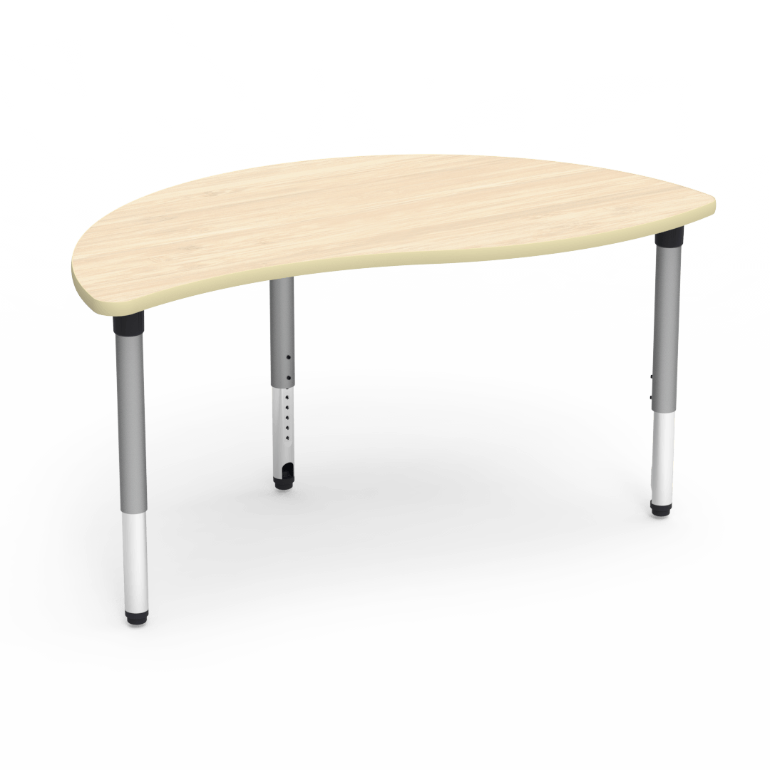 5000 Series Table 60in Nest 24in - 32in Adjustable Asian Sand Blond Tuscani Silver Mist