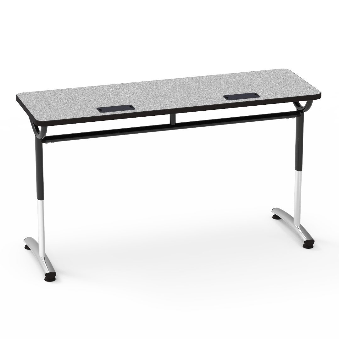 TEXT Series Table 20" x 60" Top with 2 Grommets