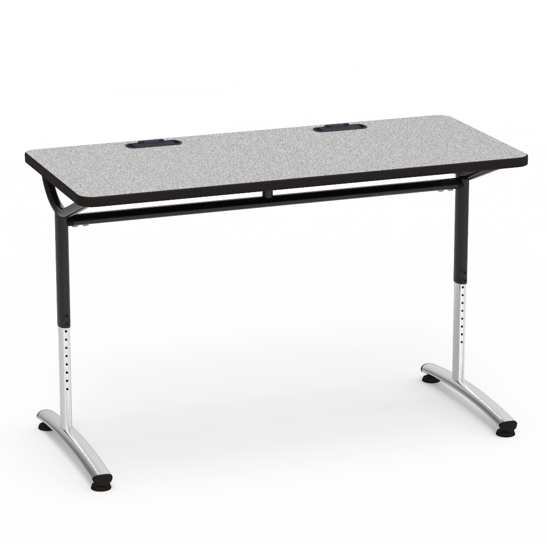 TEXT Series Table 24" x 54" Top with 2 Grommets