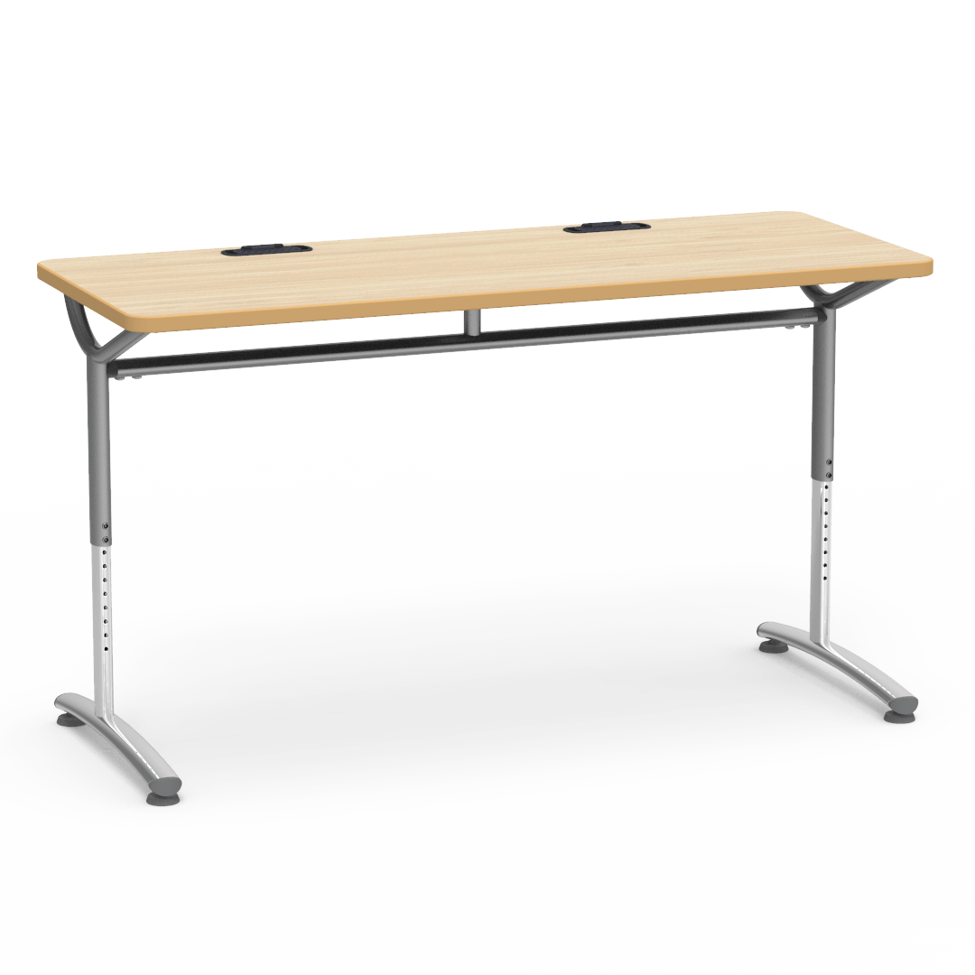 TEXT Series Table 24" x 60" Top with 2 Grommets
