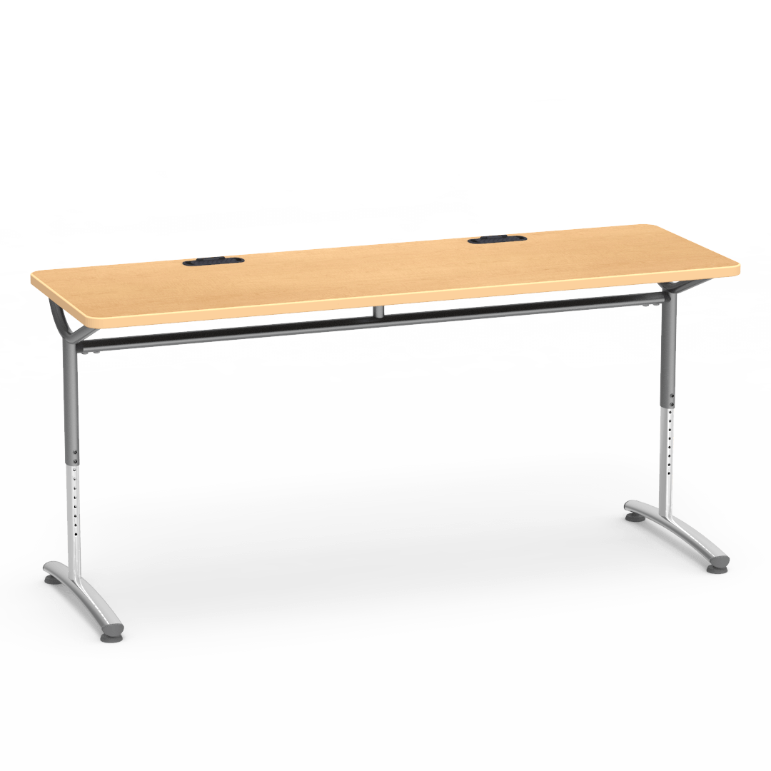 TEXT Series Table 24" x 72" Top with 2 Grommets