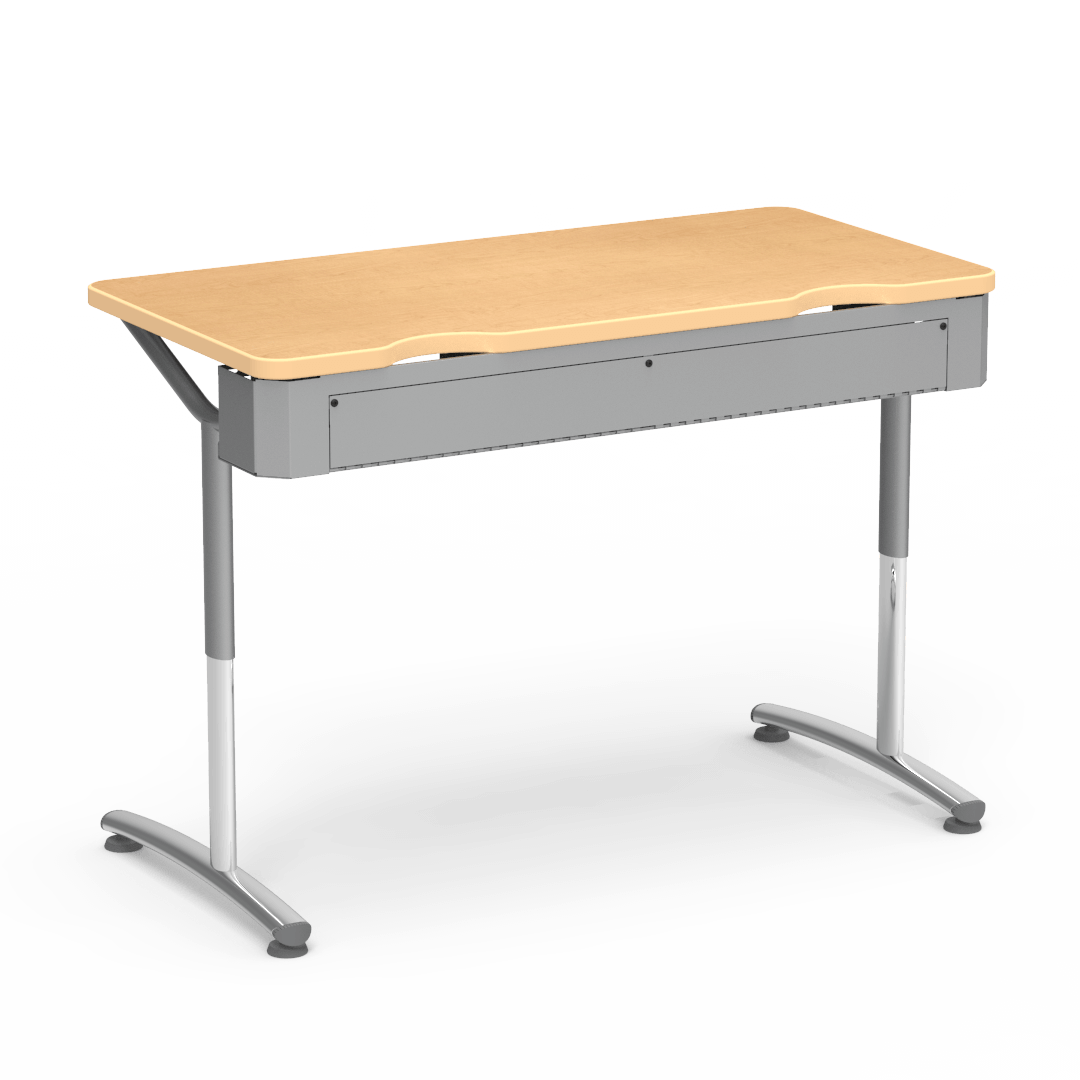 TEXT Series Hinged Wire-Trough Table 24" x 48" Top